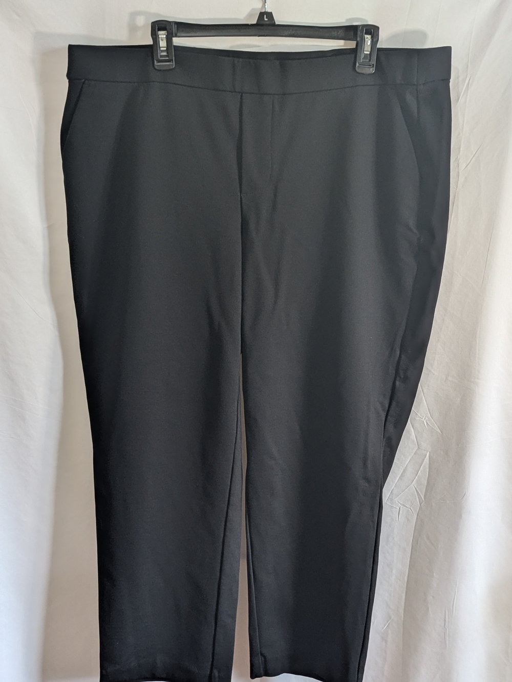 Liverpool Los Angeles Kayla Pull-On Trouser Pants Black Women's Plus Size 20W